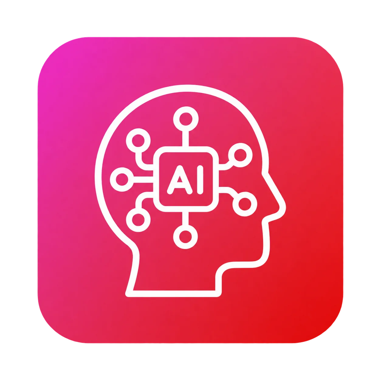 AI Mind Circuit Icon