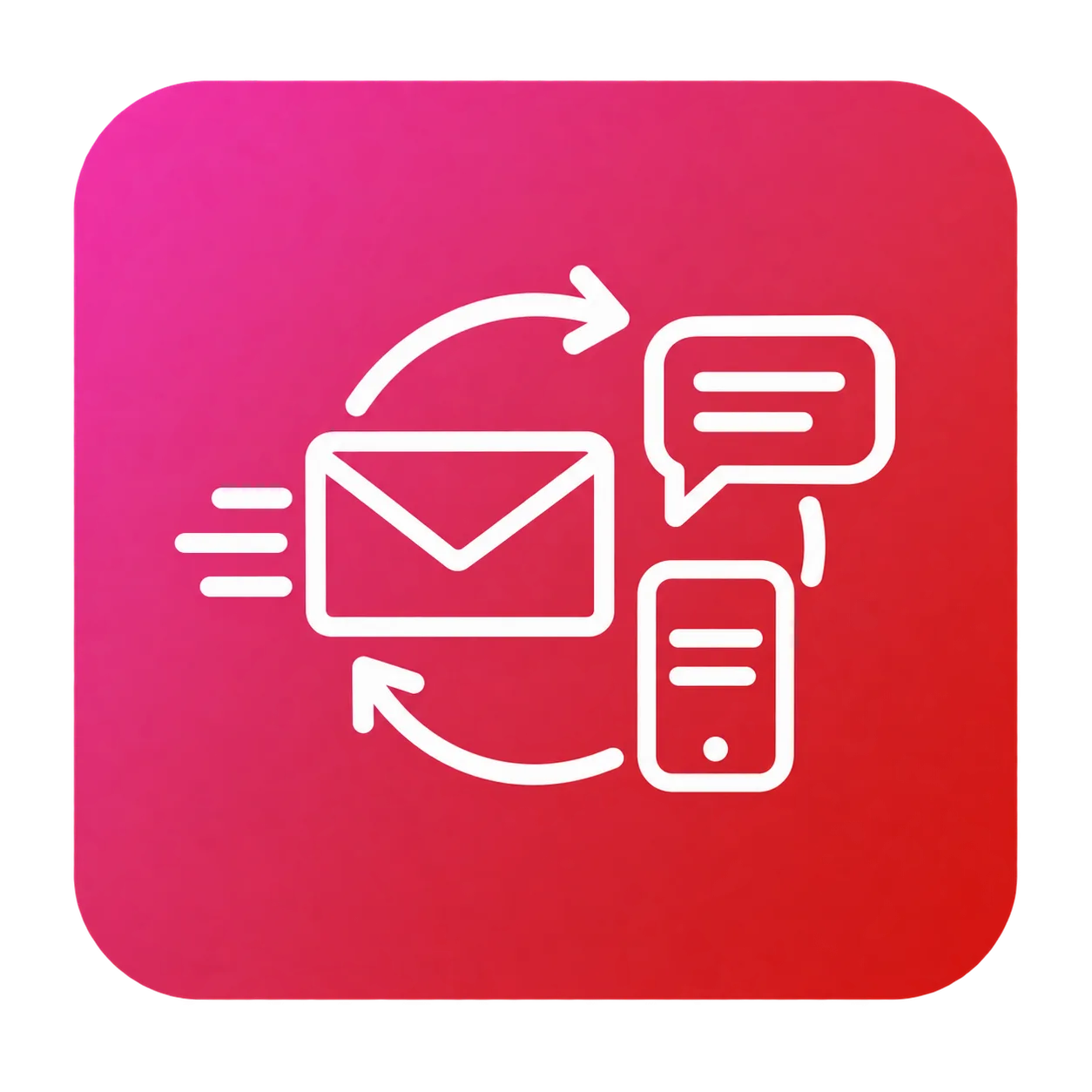 Automated Messaging Workflow Icon