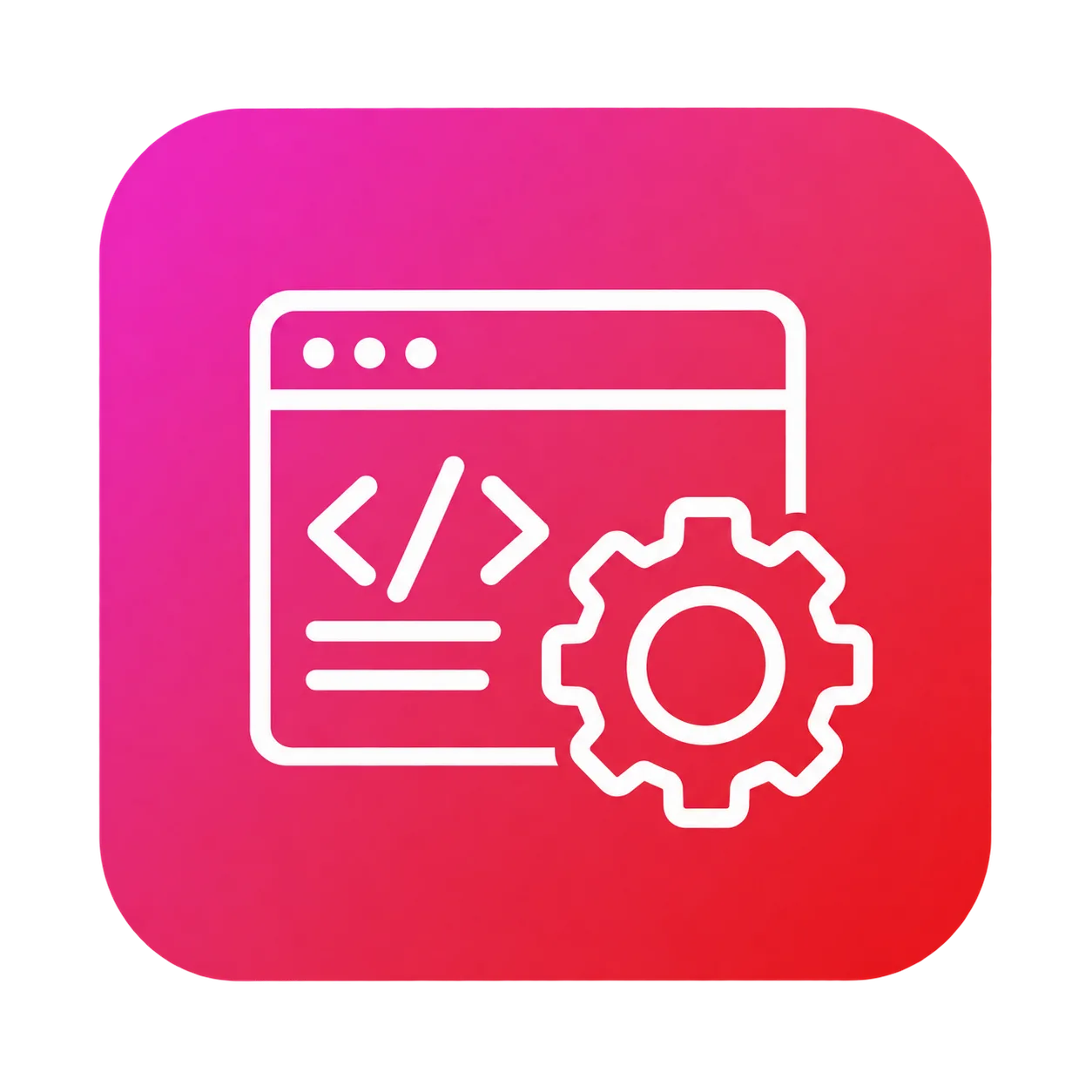 Browser Code Optimization Icon